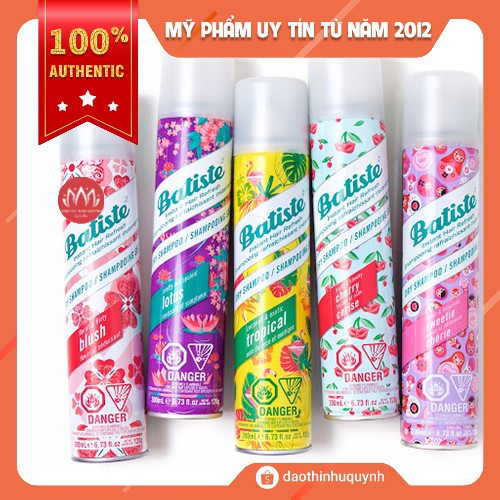 Dầu gội khô Batiste Dry Shampoo 200ml