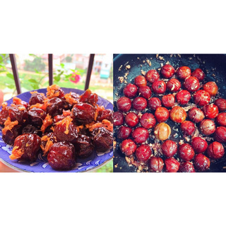 XÍ MUỘI MẬN KHÔNG HẠT XÀO GỪNG HỘP 500 GRAM - ĐẶC SẢN HÀ NỘI - LÀM TỪ MẬN TƯƠI CHỌN LỌC