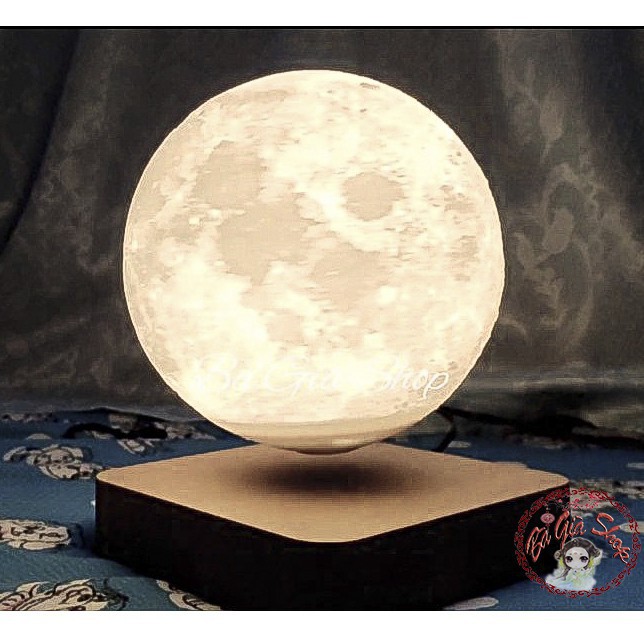 Đèn ngủ mặt trăng bay LED cảm ứng in 3D cao cấp - Quả Cầu Mặt Trăng Bay Magnetic Levitation 3D Printing Moon Light