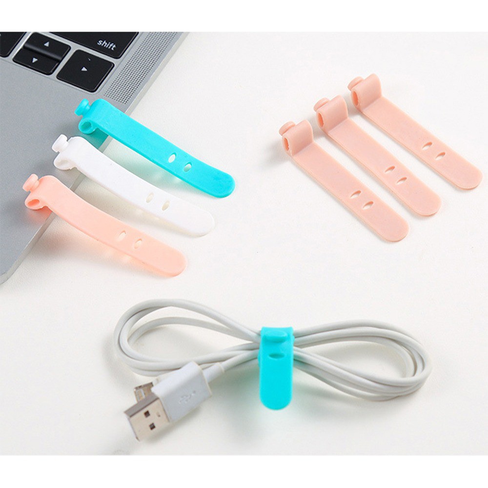 Dây Silicon Buộc Giữ Tai Nghe, Cáp Sạc Hình Thú Cute Mới Về - phụ kiện thời trang
