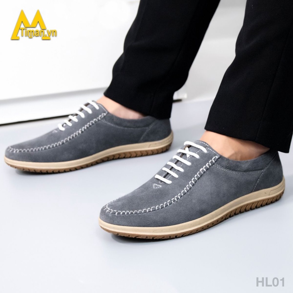 Giày thể thao nam, giày sneaker TIMAN HL01 đế êm vải thoáng khí bảo hành 1 năm