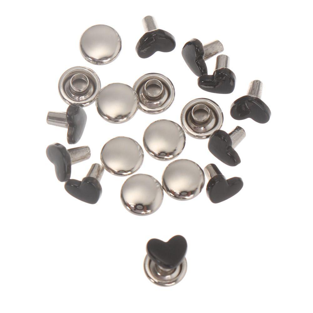 BEBETTERM Khóa Cài Thắt Lưng Mini Hình Trái Tim 6mm 10 / 20 Cái Diy