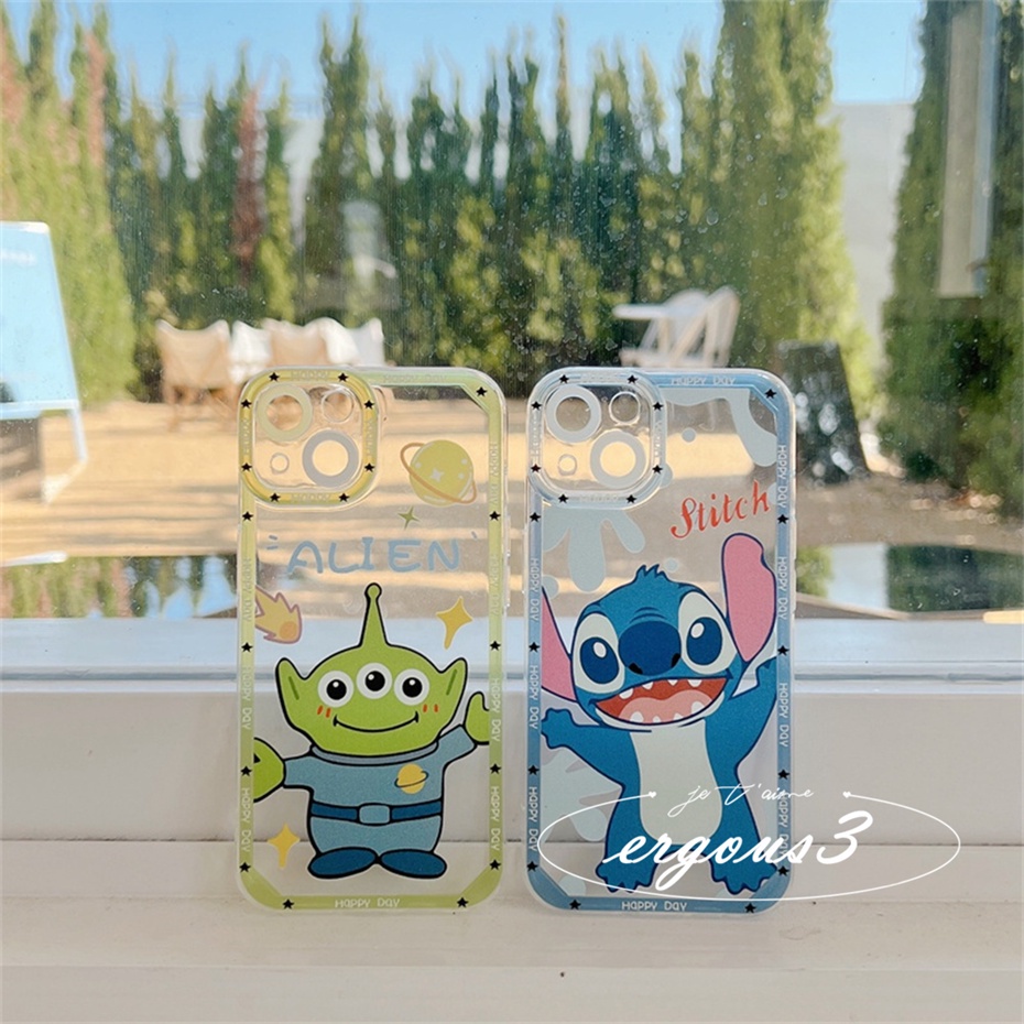 Ốp Điện Thoại Mềm In Hoạt Hình Người Ngoài Hành Tinh Cho iPhone 14 13 12 11 Pro Max SE2020 X XR Xs Max 7 8 6 6s Plus