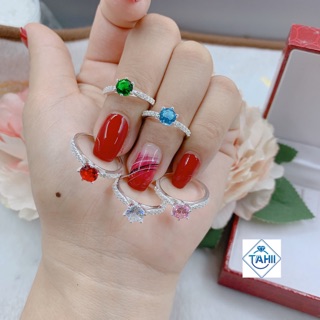 Nhẫn bạc nữ đính đá