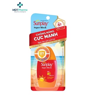 Sữa chống nắng cực mạnh sunplay super block spf81/pa++++ 30g