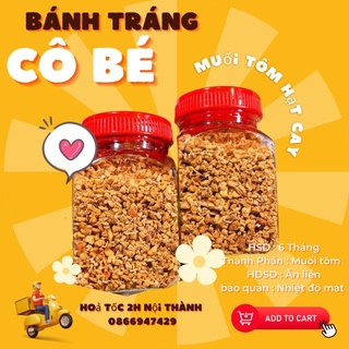 Muối Tôm Tây Ninh Nguyên Hạt Loại 1 - Muối Ớt Tôm Tây Ninh Chấm Trái Cây, Ăn Bánh Tráng