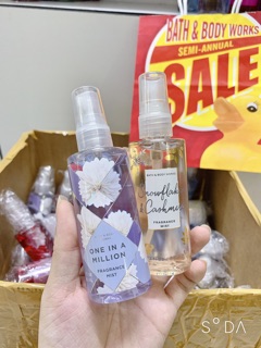 (Auth - Đủ mùi) Xịt body Bath & Body Works mini 88ml