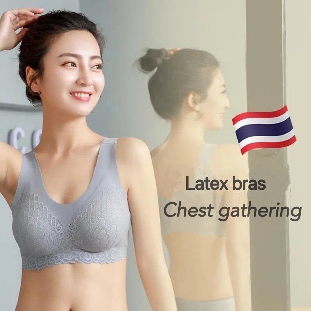 Áo Ngực Áo Lót Lụa Thái Lan 4.0 Không Gọng Hàng Mới Thiết Kế Thoải Mái Cho Nữ