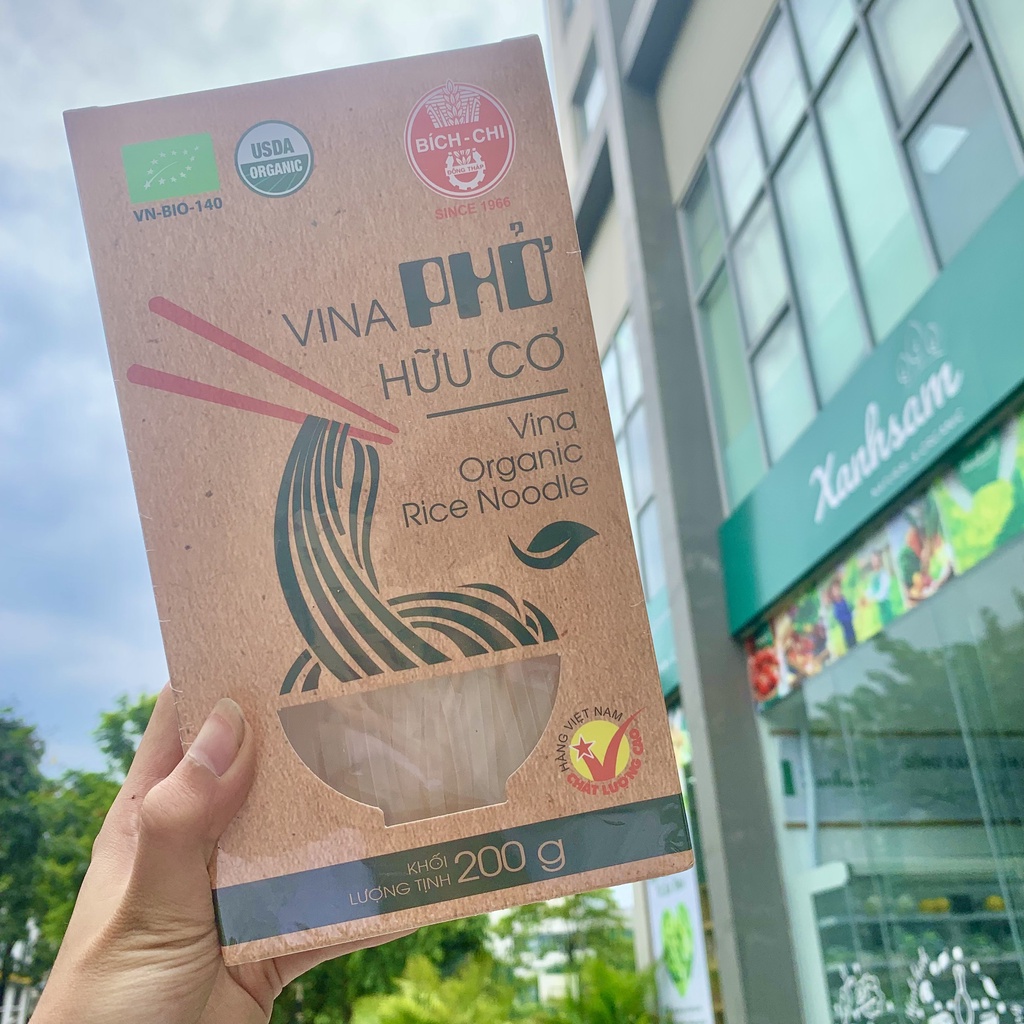 Bún Gạo/Phở Gạo Trắng/Lứt Hữu Cơ Bích Chi- Xanhsam Organic