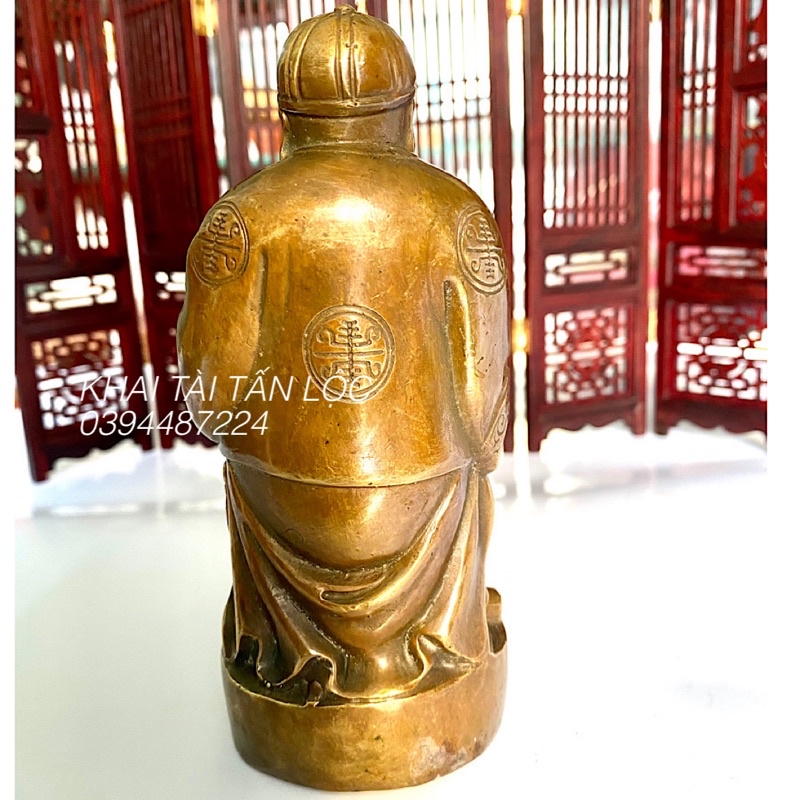 Tượng ông quản tài buôn may bán đắt chiêu tài tụ Lộc 15cm