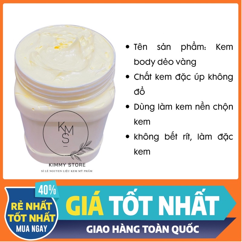 kem nền sệt màu vàng hủ 1000g