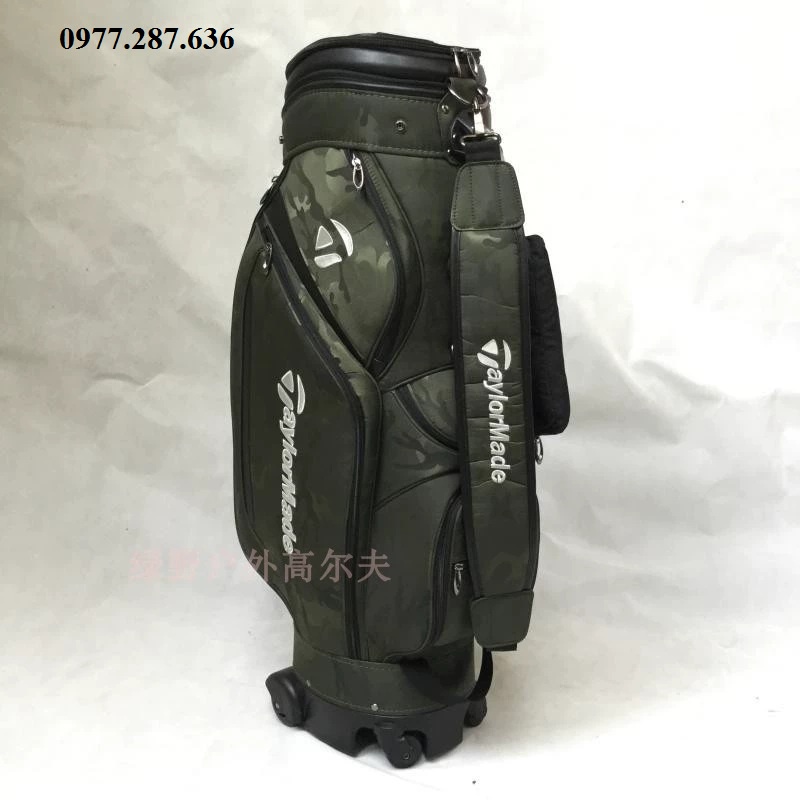 Túi đựng gậy golf có bánh xe vải bố chống nước khóa số bảo mật cao cấp shop GOLF PRO TM051