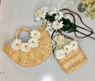 TÚI CÓI HOA CÚC TRẮNG (Ảnh thật shop tự chụp)