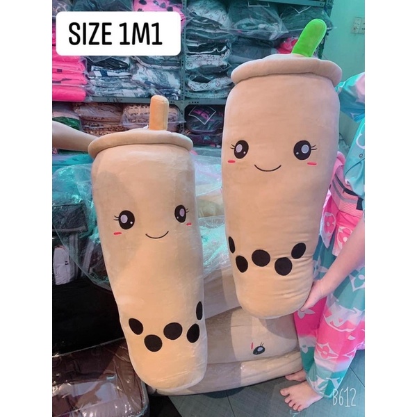 Gấu Bông Tra Sua Kích Thước Lớn Siêu Dễ Thương - Size 1m1