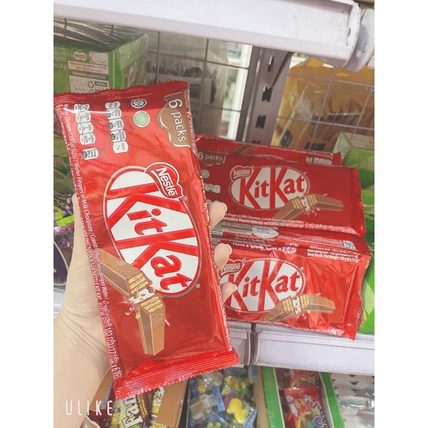 Kitkat socola gói 6 thanh 119gram
