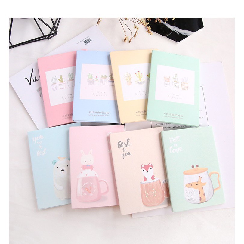  Giấy hút dầu mặt [Sạch dầu-Hàng Auth] Giấy Thấm Dầu Maycreate Gói 50 Tờ | BigBuy360 - bigbuy360.vn