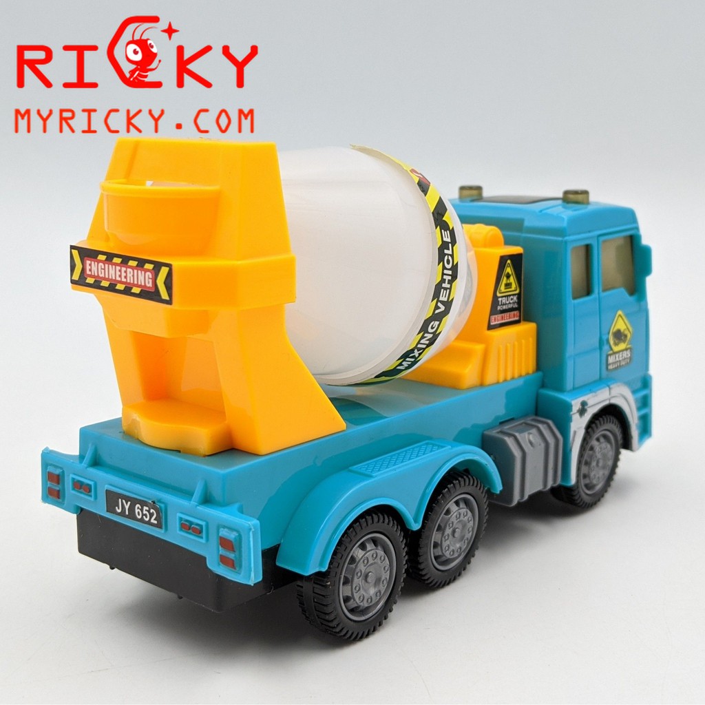 Xe trộn bê tông chạy pin có nhạc đèn MIXERS 4D
