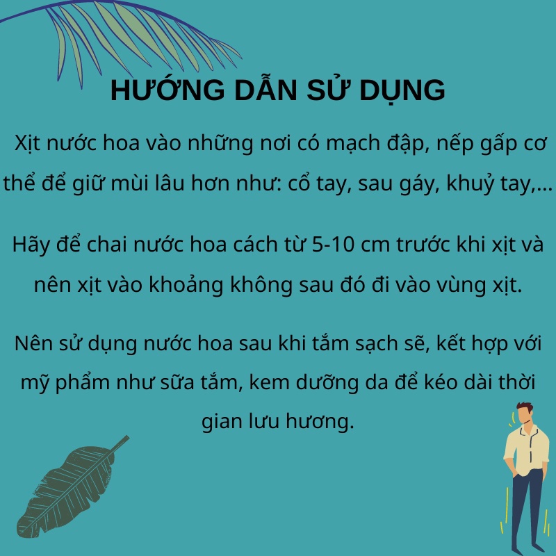 DecorZ Nước Hoa Nam L' HOMME ❤️FREESHIP❤️ 100ml Hương Thơm Quyến Rũ Lưu Hương 12h