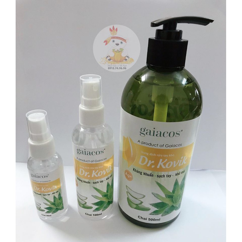 Dung dịch rửa tay cao cấp tinh chất lô hội Dr Kovik | BigBuy360 - bigbuy360.vn