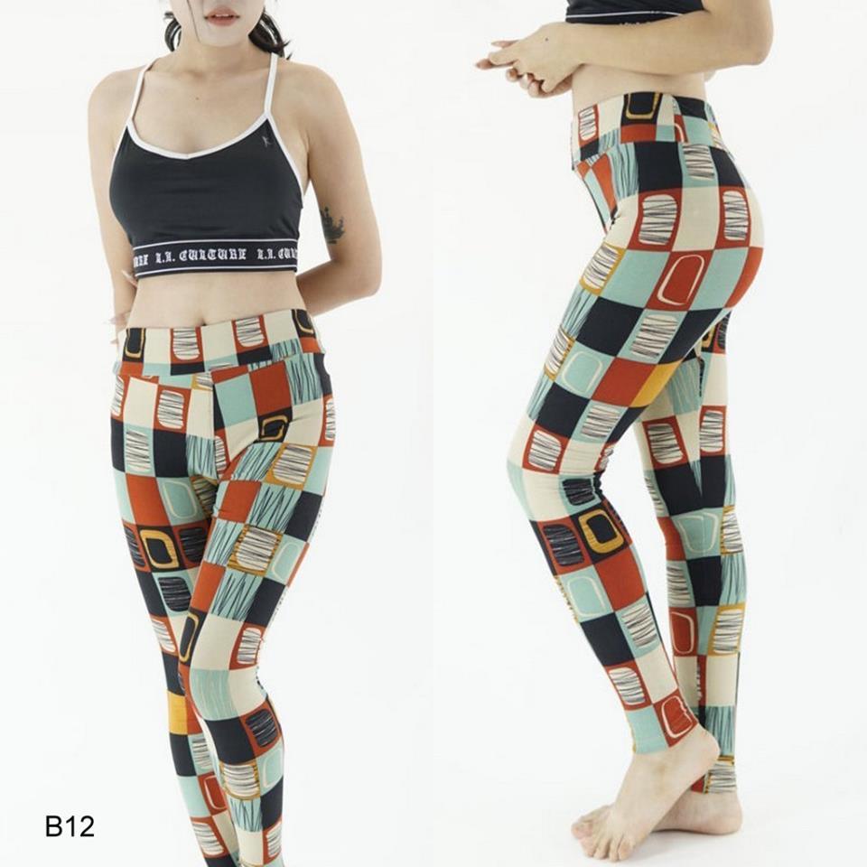 Quần Legging nữ họa tiết, co giãn 4 chiều tập gym/yoga thoải mái, không bai xù, tôn dáng chuẩn đẹp! | BigBuy360 - bigbuy360.vn