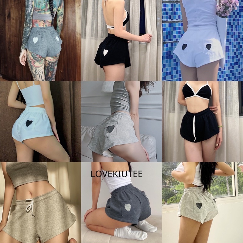 [Mã BMLT35 giảm đến 35K đơn 99K] Quần tim Heart Short ống rộng bất chấp số đo dành cho nữ LOVEKIUTEE | BigBuy360 - bigbuy360.vn