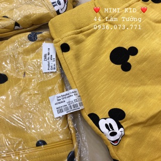 Bộ nỉ Mickey cho bé