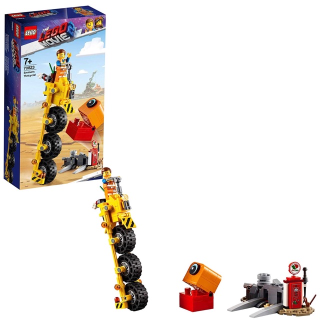 Lego chính hãng - Set 70832 - xe 3 bánh của Emmet