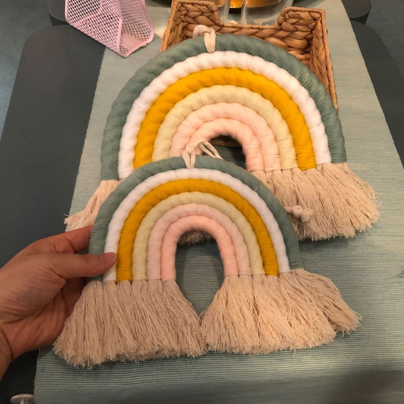 Cầu Vồng Thủ Công Treo Tường Trang Trí Cho Phòng Bé