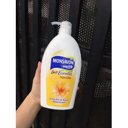 Sữa tắm Monsavon chiết xuất sữa và hoa Vani 1000ml | BigBuy360 - bigbuy360.vn