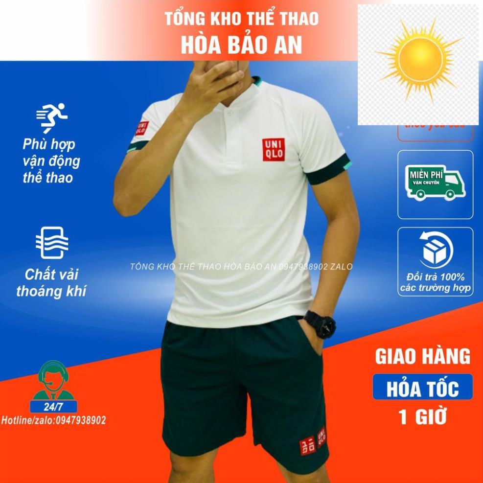 ️🎽 Bộ Thể Thao Nam UNI cao cấp 8 màu⚡FREESHIP⚡Bộ Quần Áo Thể Thao UNI Nam Hàng Siêu Cấp Quần có túi mới 2021 ️🎽