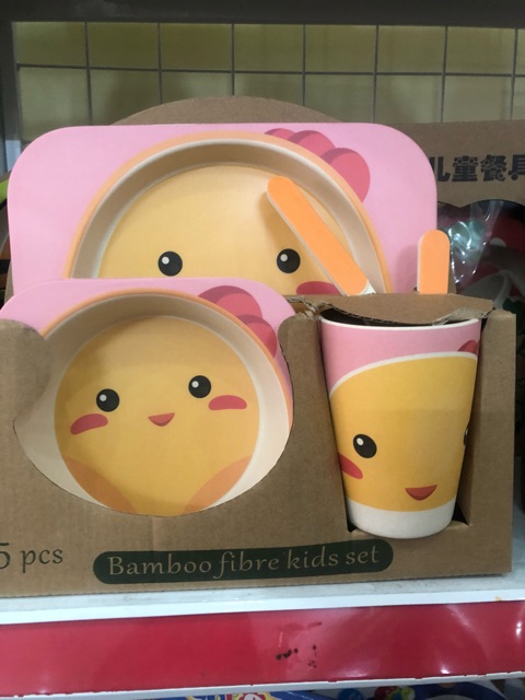 Bộ bát ăn bột tre