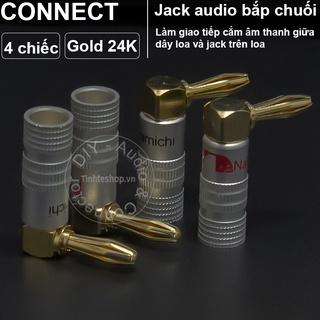 Rắc bắp chuối vuông góc cắm cho Loa Âm ly 4 chiếc