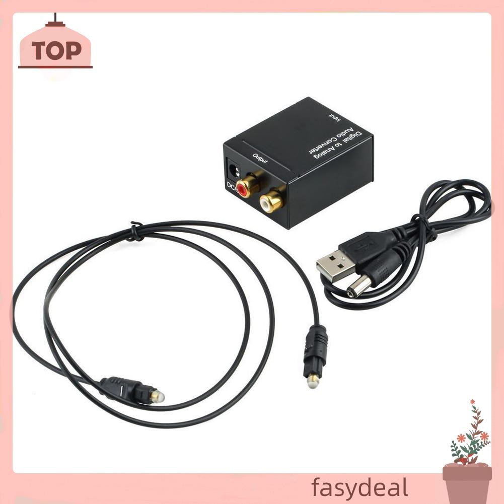 (Fas) Bộ Chuyển Đổi Âm Thanh Từ Digital Sang Analog Rca L / R