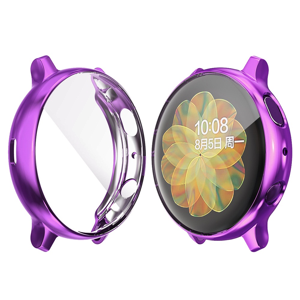 ☆YOLA☆ Ultra thin TPU Watch Case Sports Electroplate For Samsung Galaxy Watch Active 2 40mm 44mm Slim Full Cover Soft Screen Protector/Multicolor