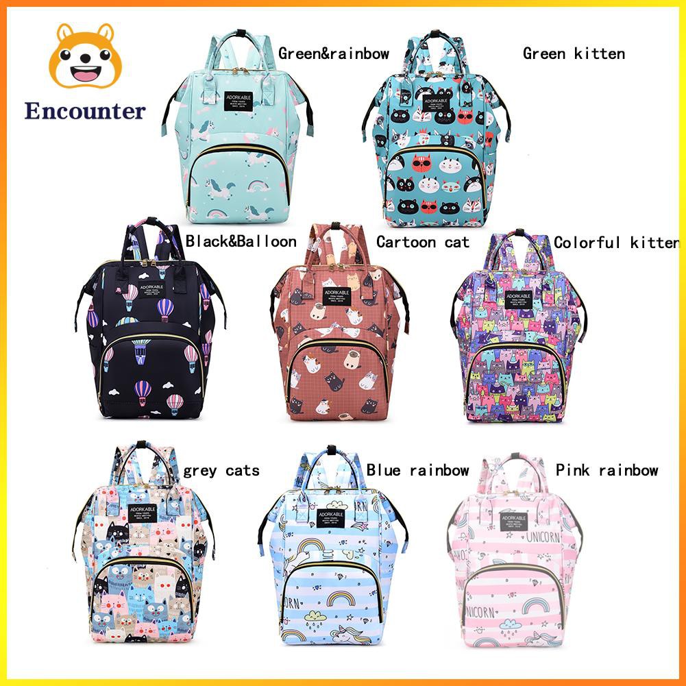 ○Encounter○ Fashion Women Printing Mummy Diaper Bag Large Handbags Stroller Organizer