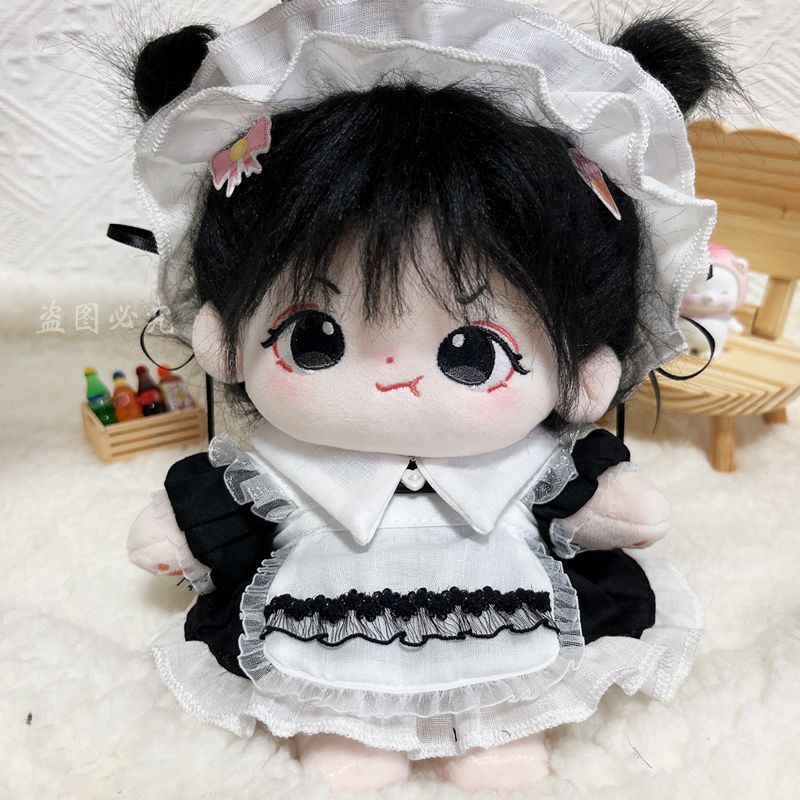 Spot cotton doll no attribute 20cm cm baby dress maid skirt doll change dress
