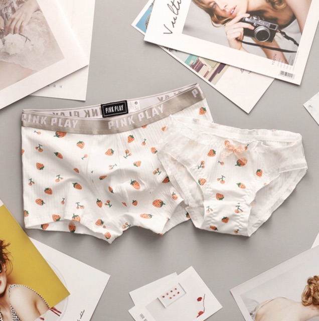 Quần lót cặp đôi nam và nữ cotton