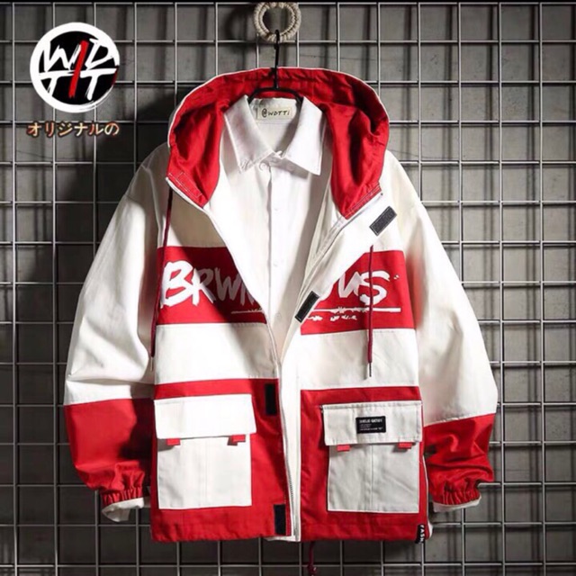 Áo khoác kaki nam & nữ  phối màu chữ WHOBMT cực đẹp