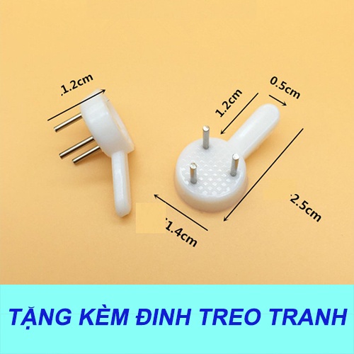 Tranh động lực làm việc tạo năng lượng tích cực làm thay đổi bản thân chất liệu canvas BH 5 năm tặng đinh treo tranh