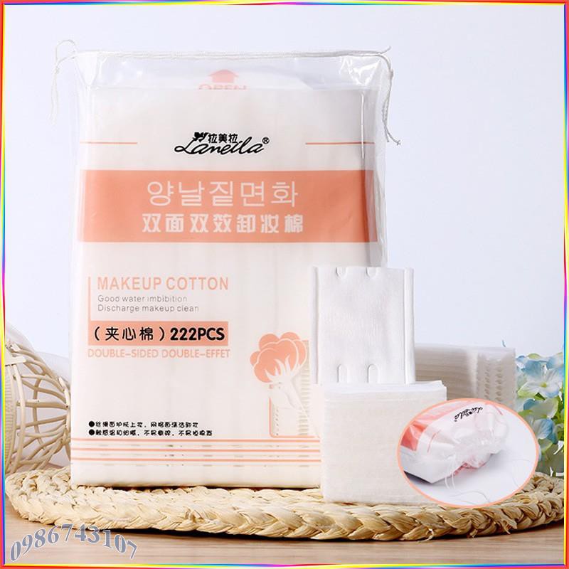 Bông tẩy trang Laneila túi 222 miếng GBL33 | BigBuy360 - bigbuy360.vn