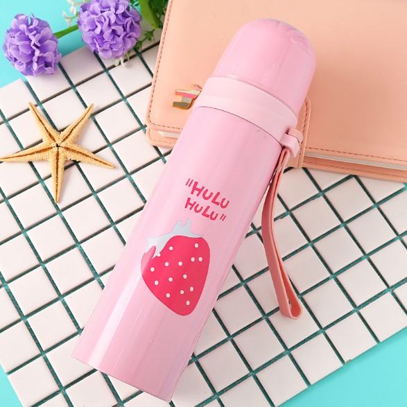 [THANH LÝ] - Bình giữ nhiệt họa tiết Trái cây Love Taste 500ml