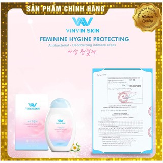│✔️ 𝗦𝗛𝗢𝗣 𝗖𝗛𝗜́𝗡𝗛 𝗛𝗔̃𝗡𝗚│Dung dịch vệ sinh phụ khoa VinVin Skin, Vệ sinh phụ nữ, vùng kín thơm tho, làm hồng, se khít, viêm