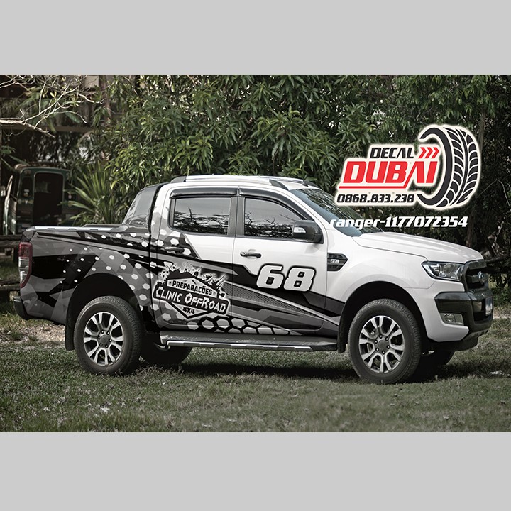 Tem dán sườn xe ford ranger