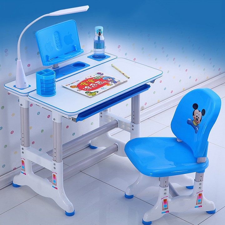 Bàn ghế học sinh thông minh chống gù lưng cận thị tặng đèn led không dây | BigBuy360 - bigbuy360.vn