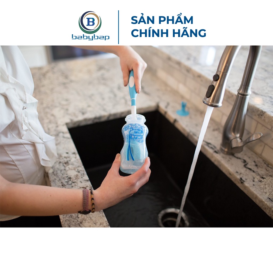 Cọ Bình Sữa Silicone Siêu Mềm Dr Brown_s