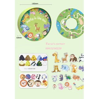 Puzzle - xếp hình 3D Pinwheel 3 chủ đề có sẵn