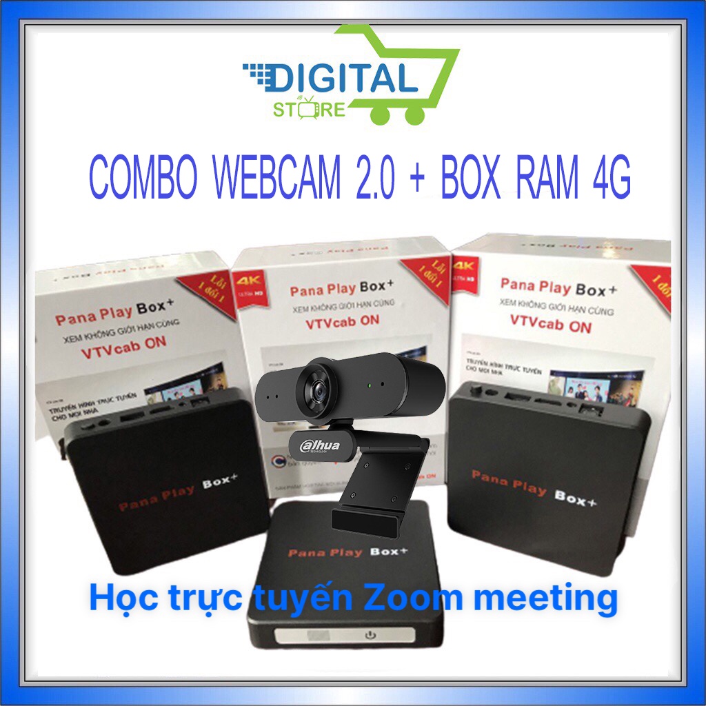 Bộ thiết bị học online trên tivi, webcam kết nối tivibox học trực tuyến | BigBuy360 - bigbuy360.vn