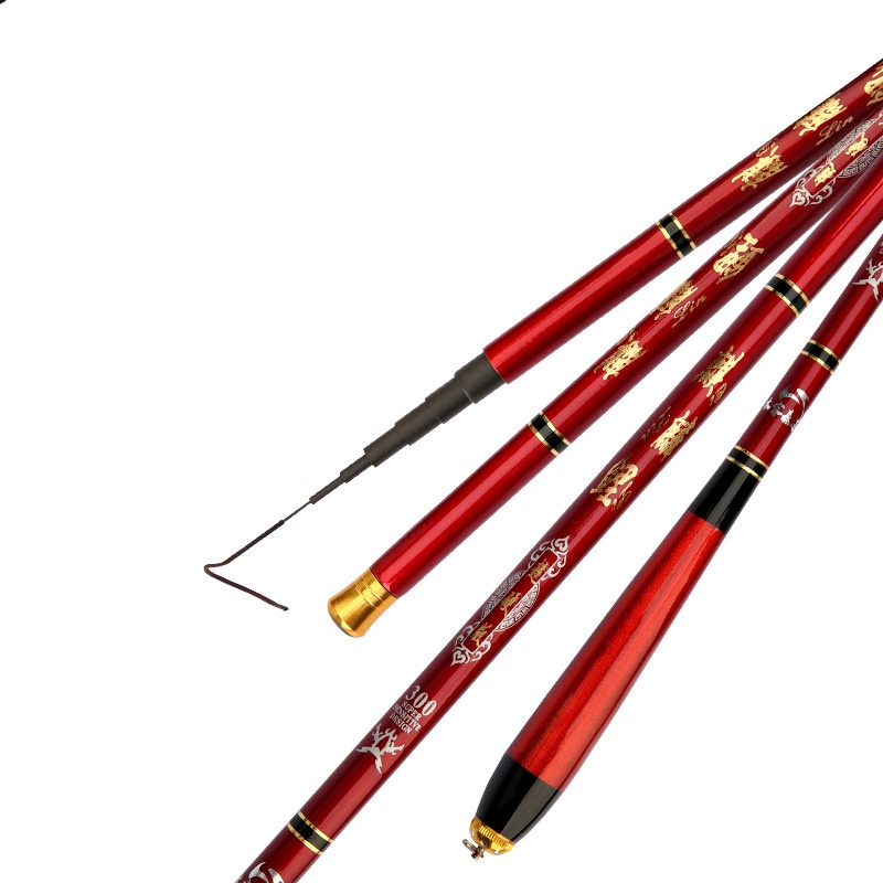 Cần Câu Tay Bằng Sợi Carbon Cần Câu đài Telescopic Fishing Rod 1.8-6.3m