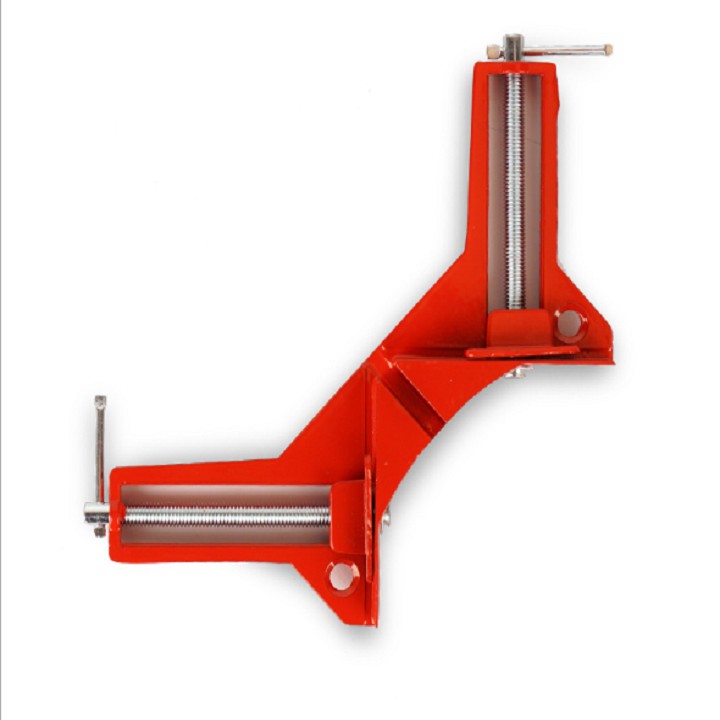 Bộ 4 ê tô mini, eto kẹp góc vuông, ê tô góc vuông 90 độ: Tiện dụng, chắc chắn, chính xác (hợp kim nhôm cao cấp, đỏ)