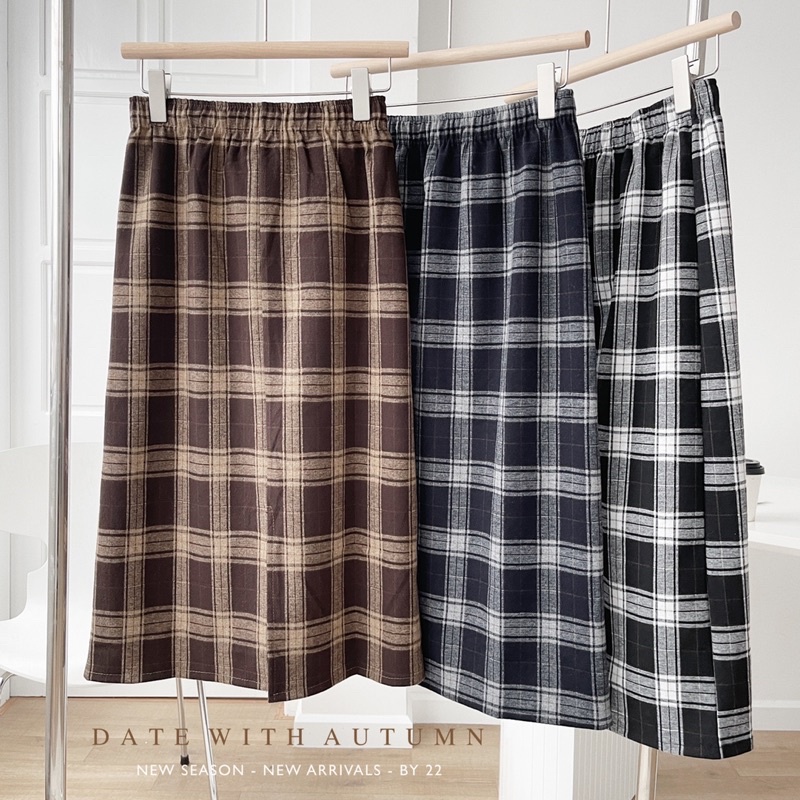 Chân váy dạ kẻ | BigBuy360 - bigbuy360.vn